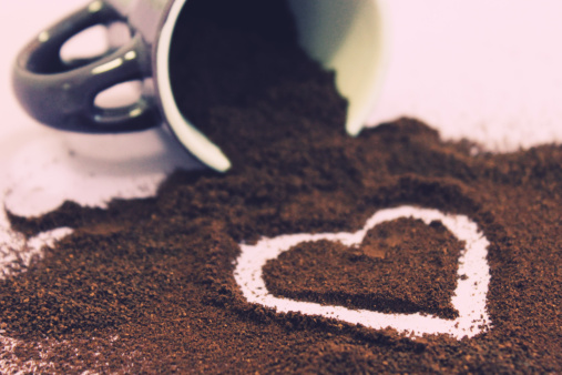 Café e coração