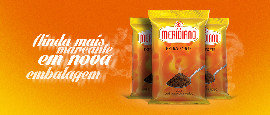 Café Meridiano Extra Forte em nova embalagem!