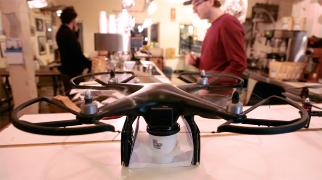 Café via drone!