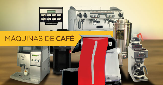Aluguel de máquinas de café. Café Meridiano.